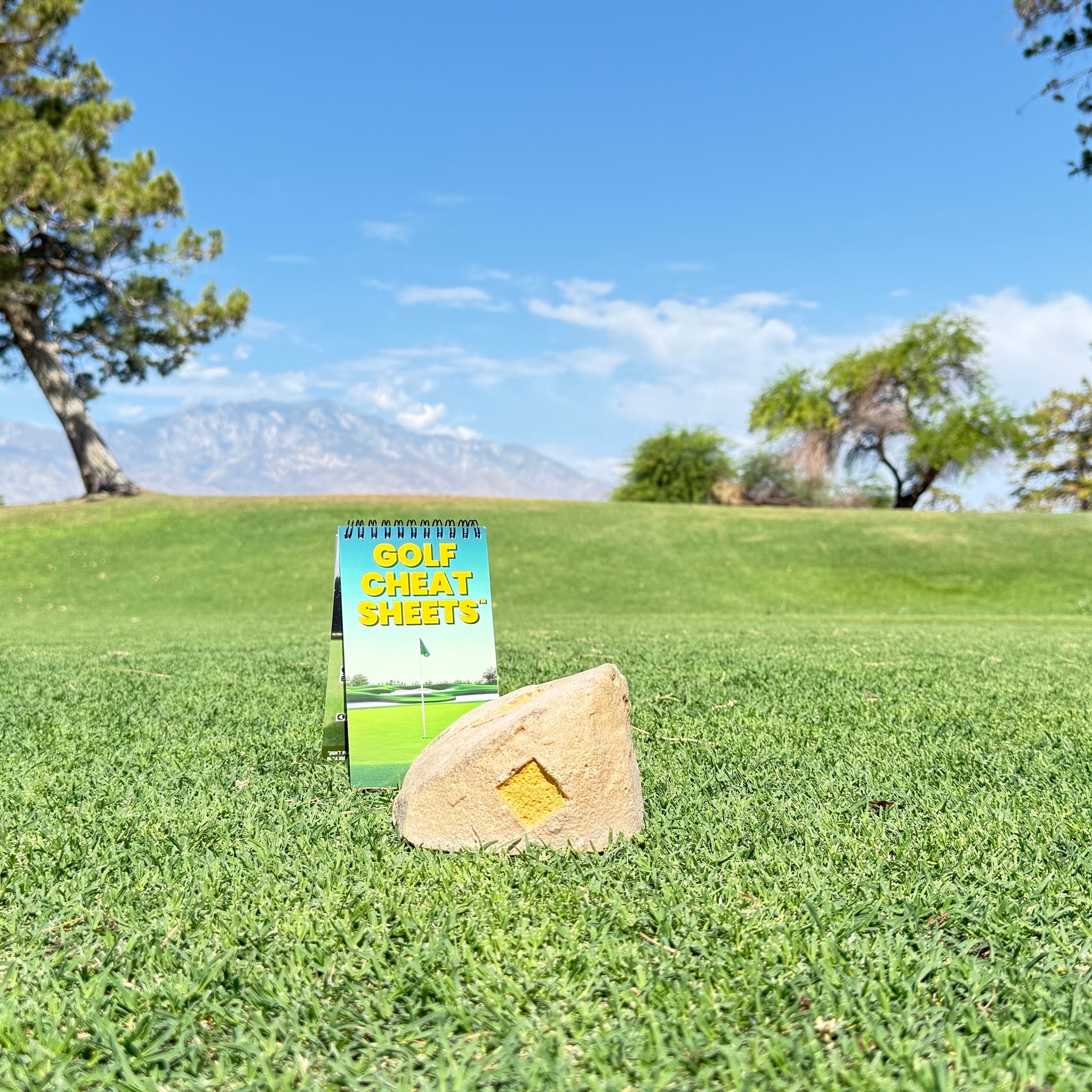 Golf Cheat Sheets on the green — waterproof pocket golf tips