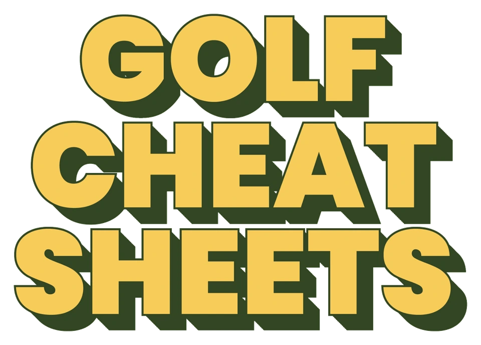Golf Cheat Sheets™