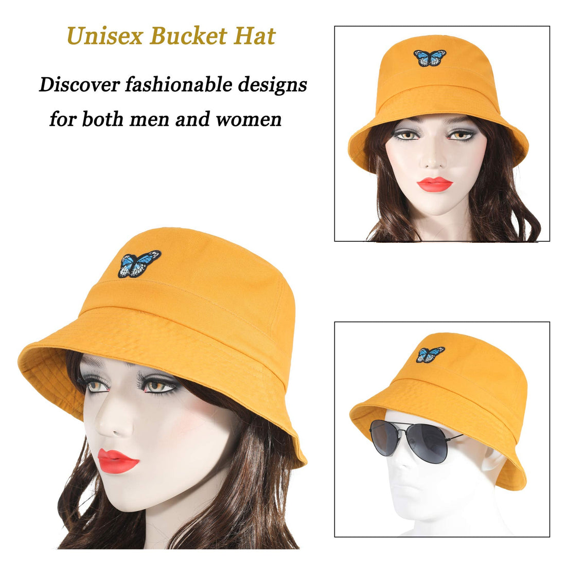 Fashion Embroidered Bucket Hat - Dude Golf