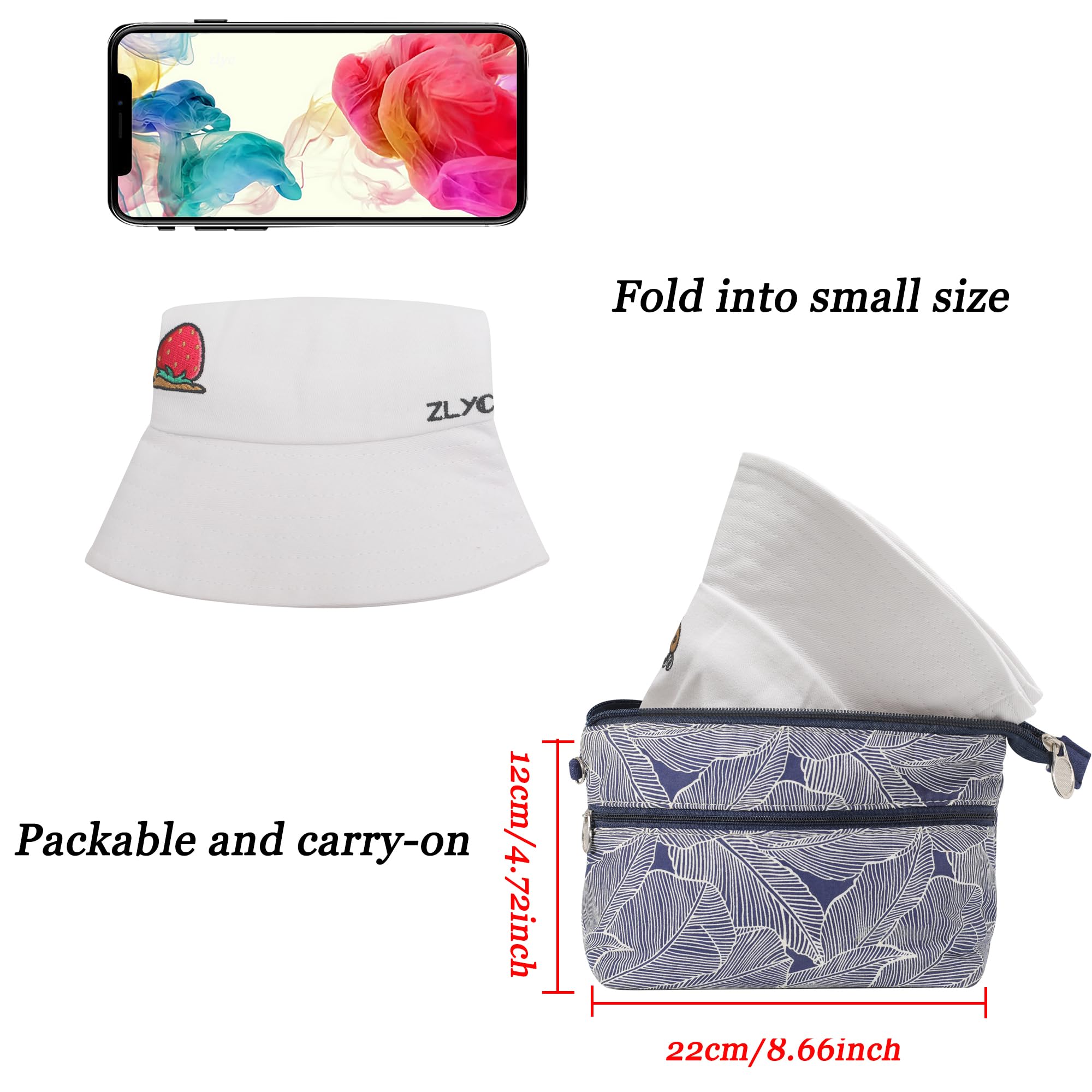 Fashion Embroidered Bucket Hat - Dude Golf