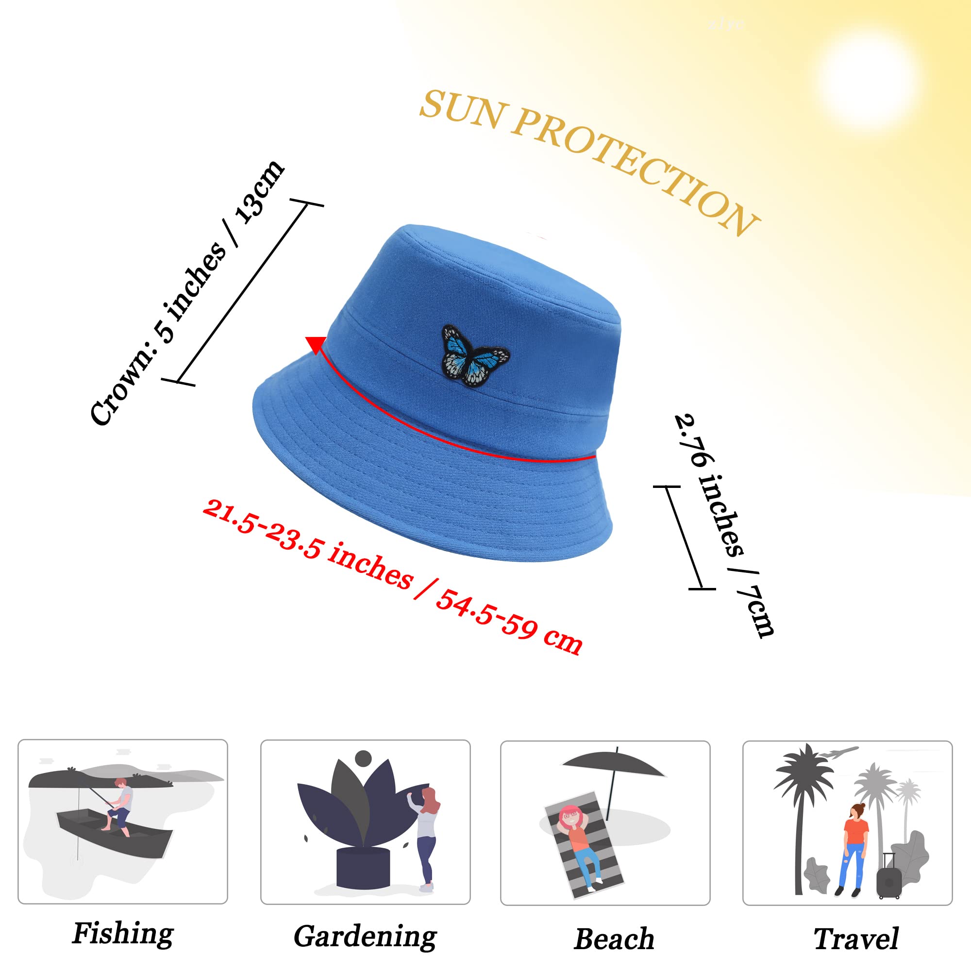 Fashion Embroidered Bucket Hat - Dude Golf