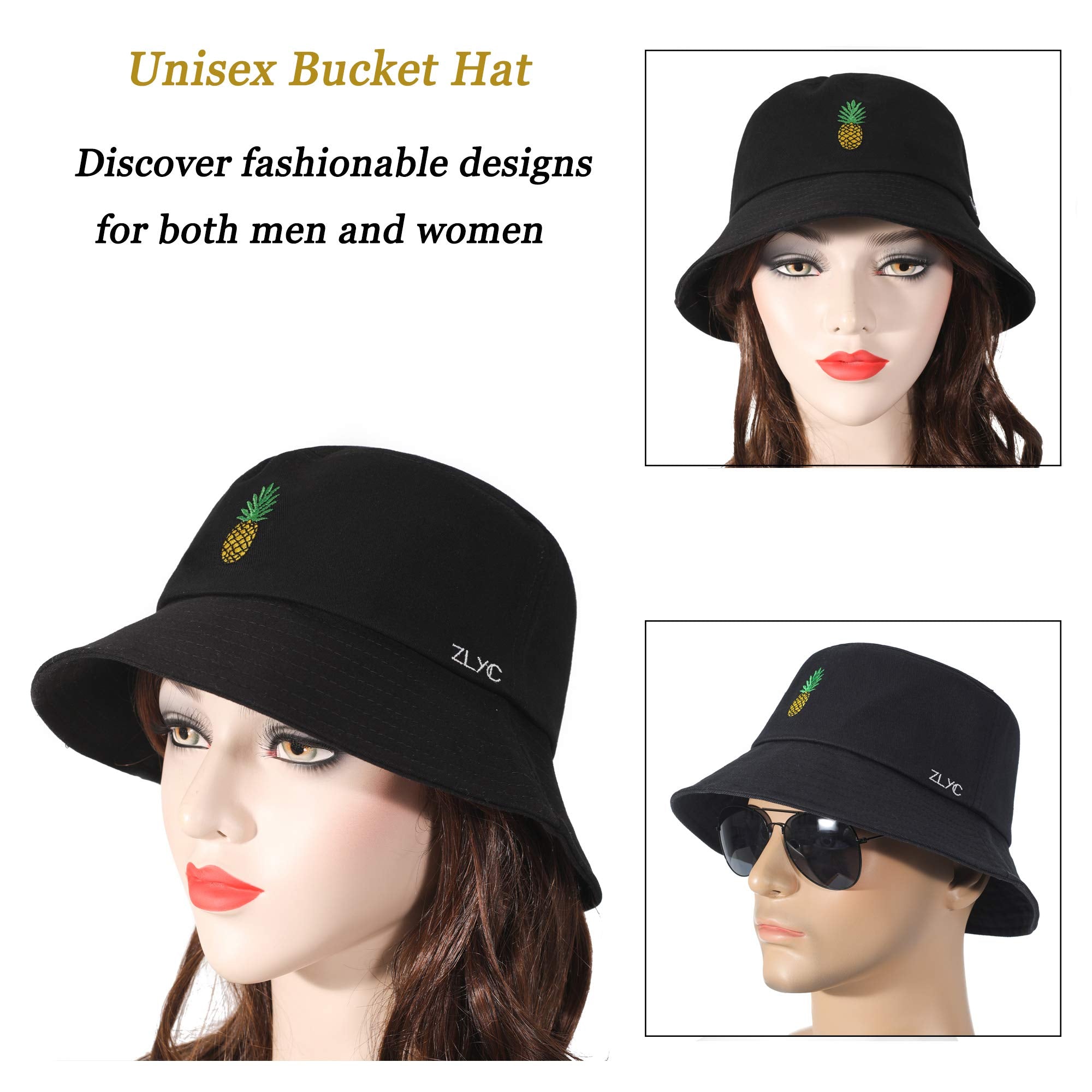 Fashion Embroidered Bucket Hat - Dude Golf