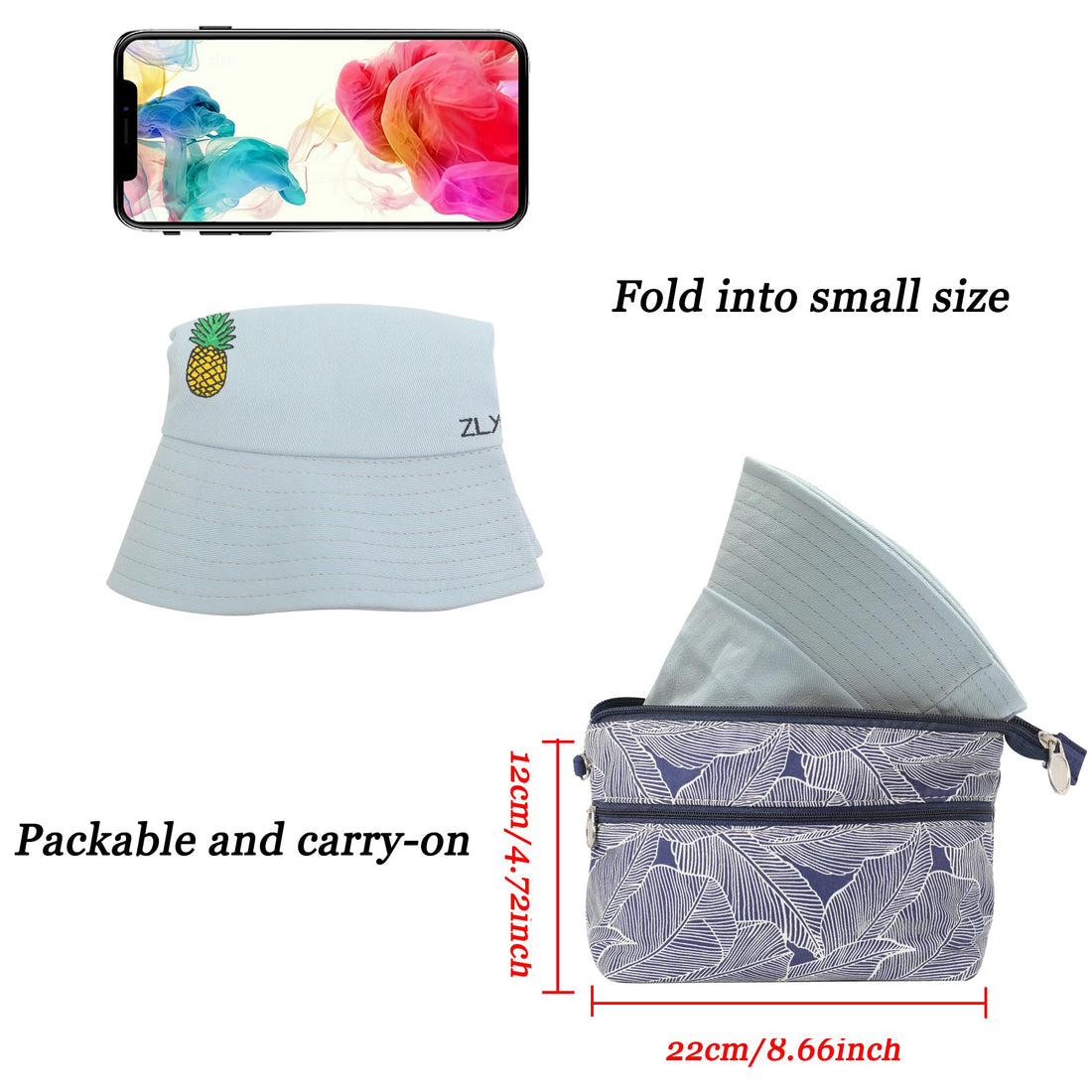 Fashion Embroidered Bucket Hat - Dude Golf