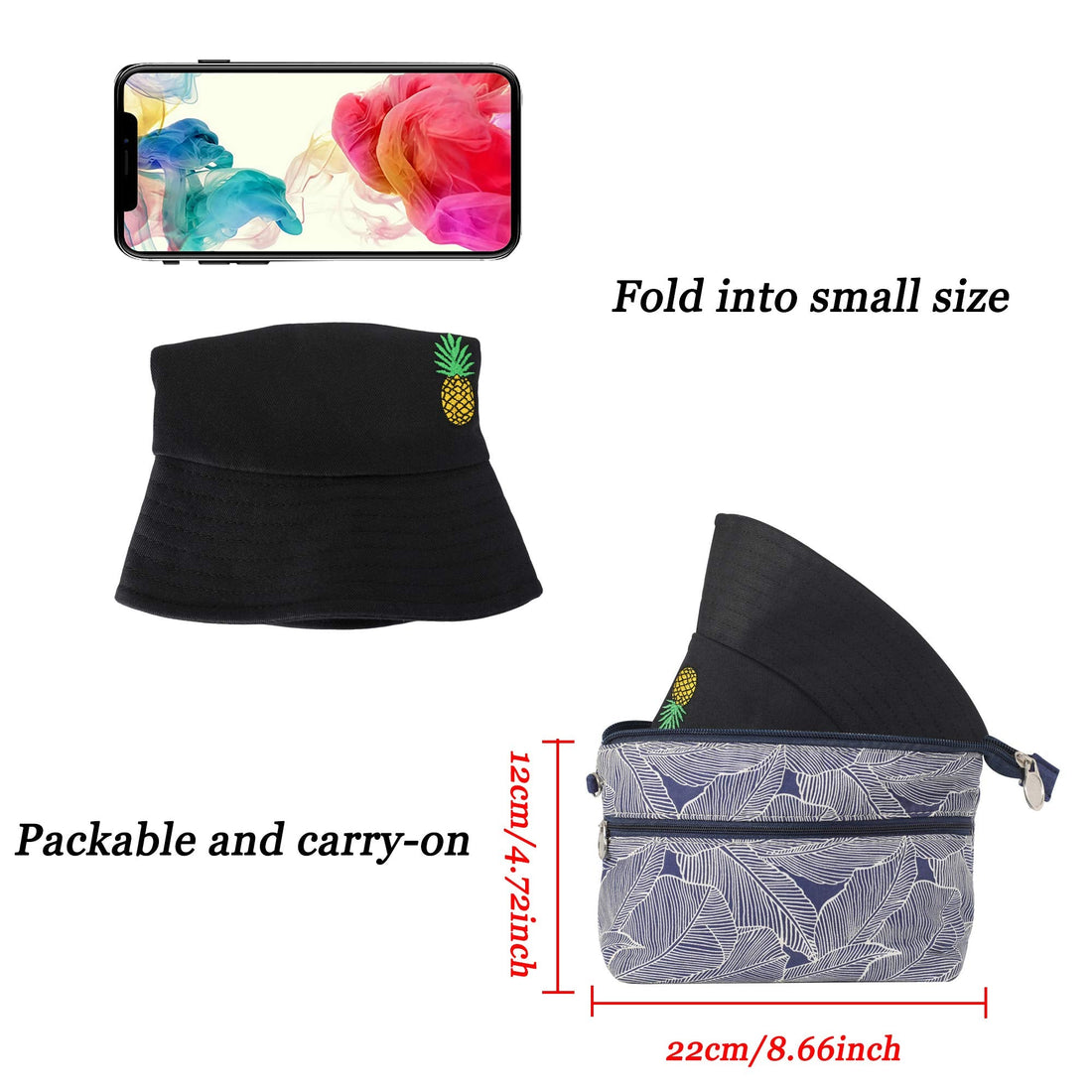 Fashion Embroidered Bucket Hat - Dude Golf