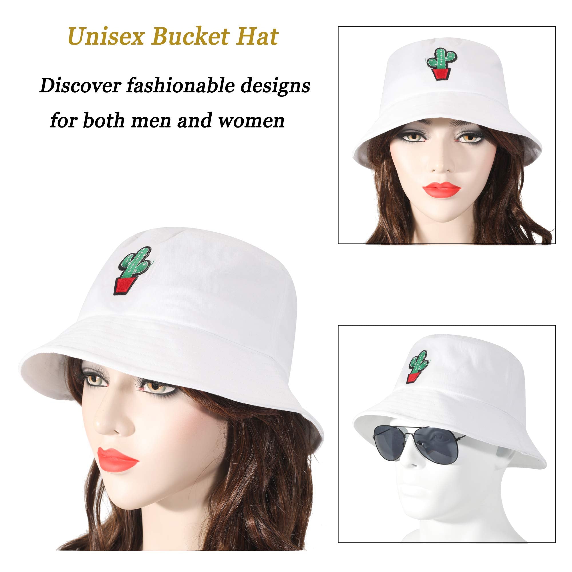 Fashion Embroidered Bucket Hat - Dude Golf