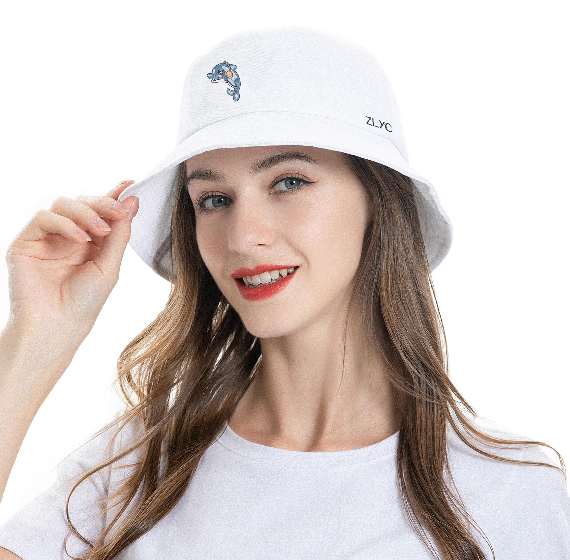 Fashion Embroidered Bucket Hat - Dude Golf