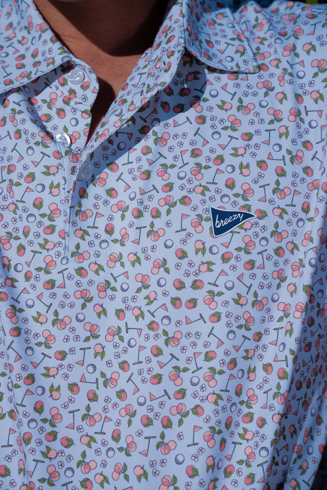 Georgia Peach Polo - Dude Golf