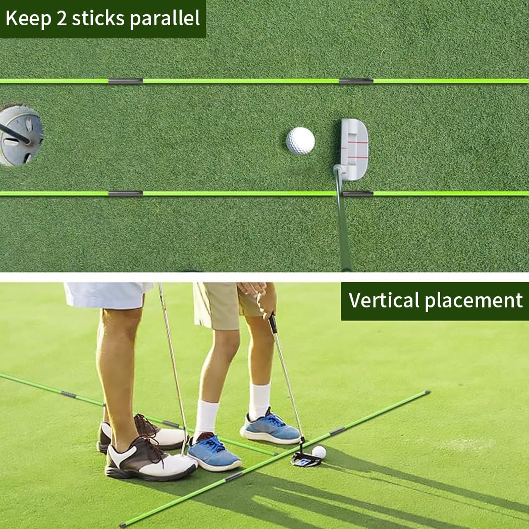 Golf Alignment Sticks (2 Sets) - Dude Golf
