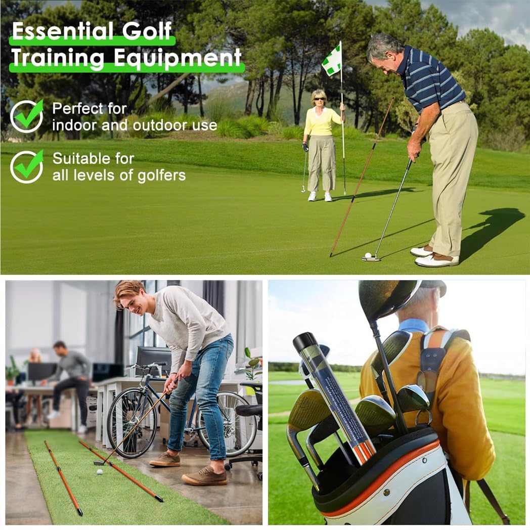 Golf Alignment Sticks (2 Sets) - Dude Golf