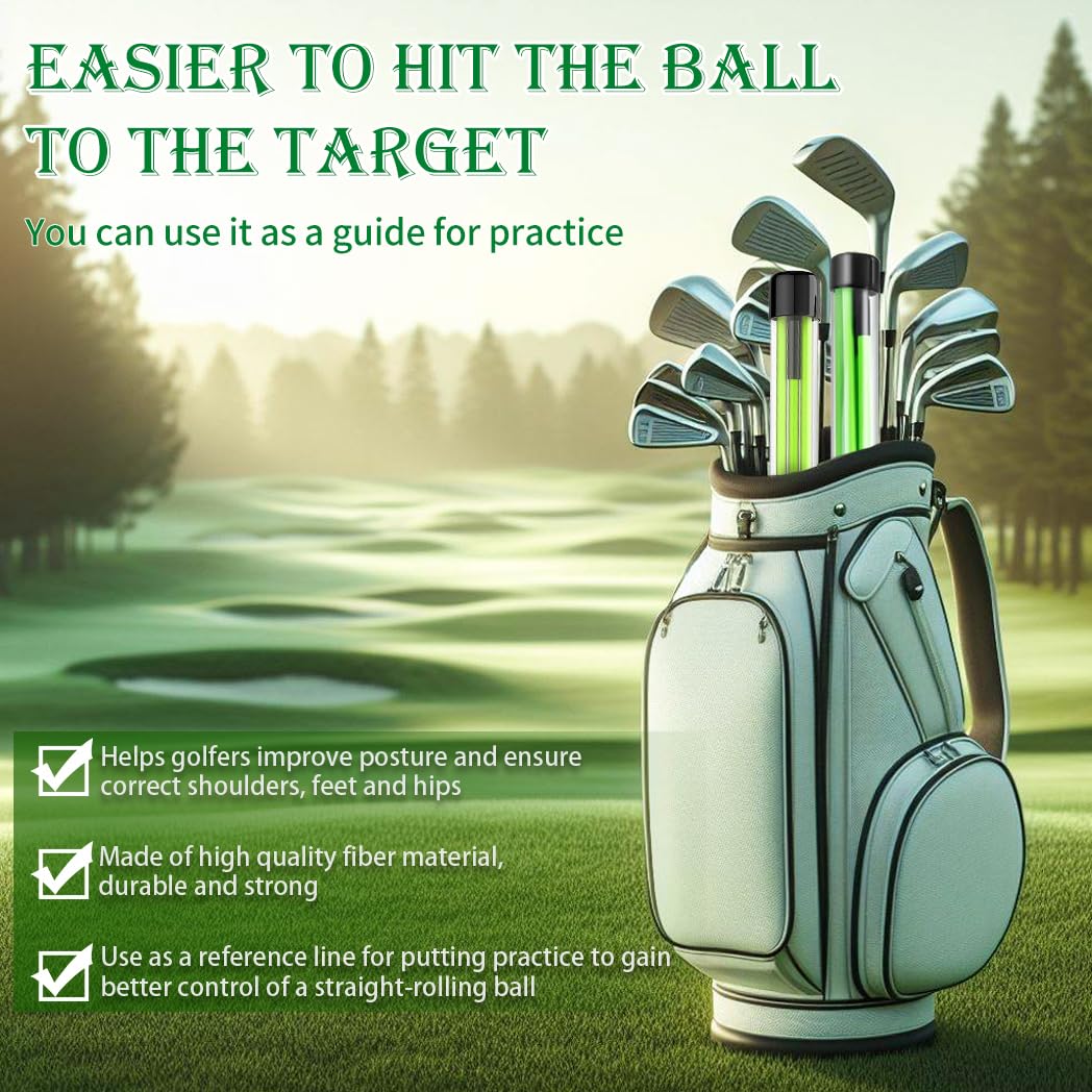 Golf Alignment Sticks (2 Sets) - Dude Golf