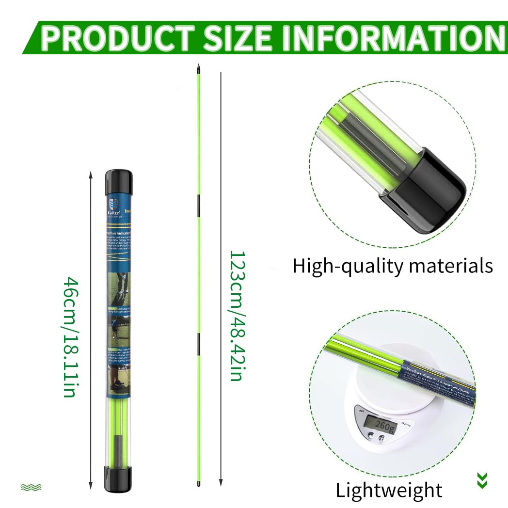 Golf Alignment Sticks (2 Sets) - Dude Golf