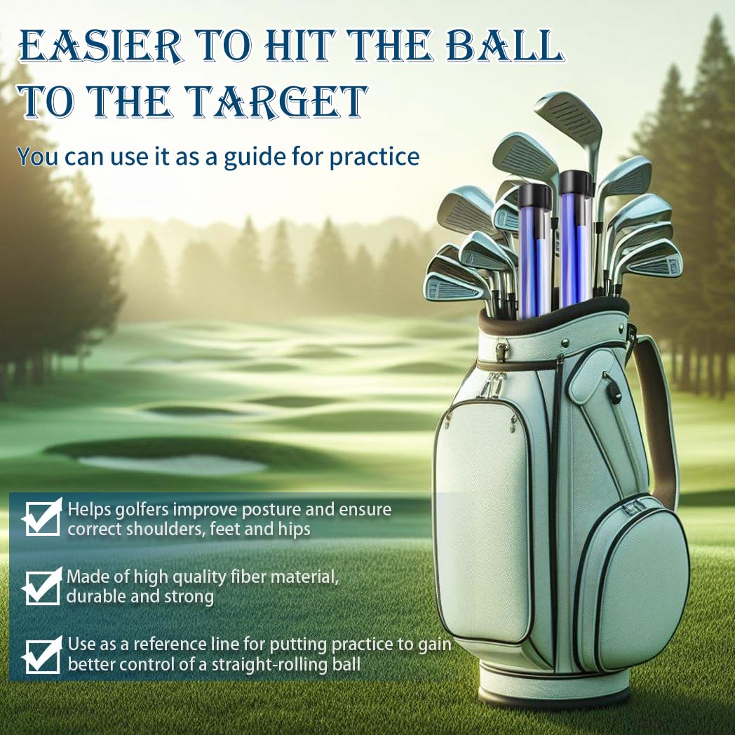 Golf Alignment Sticks (2 Sets) - Dude Golf