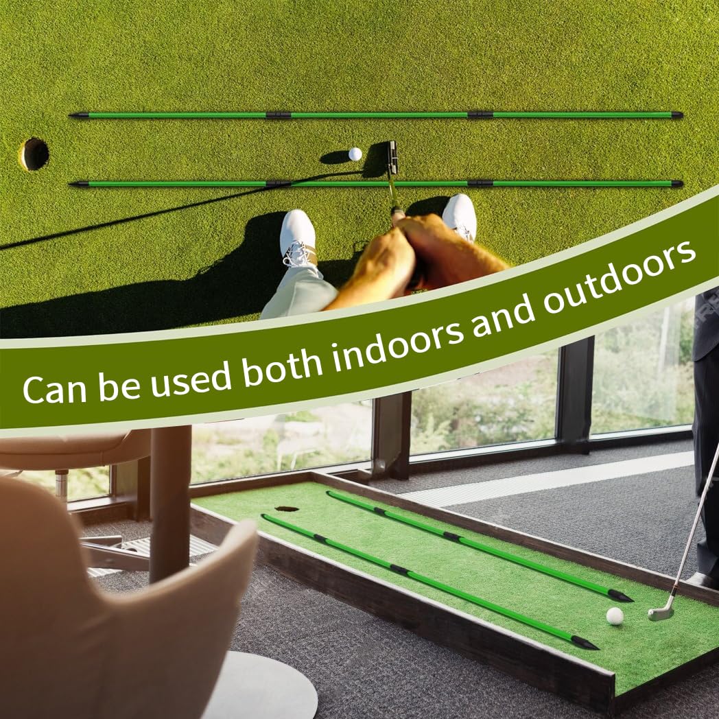 Golf Alignment Sticks (2 Sets) - Dude Golf