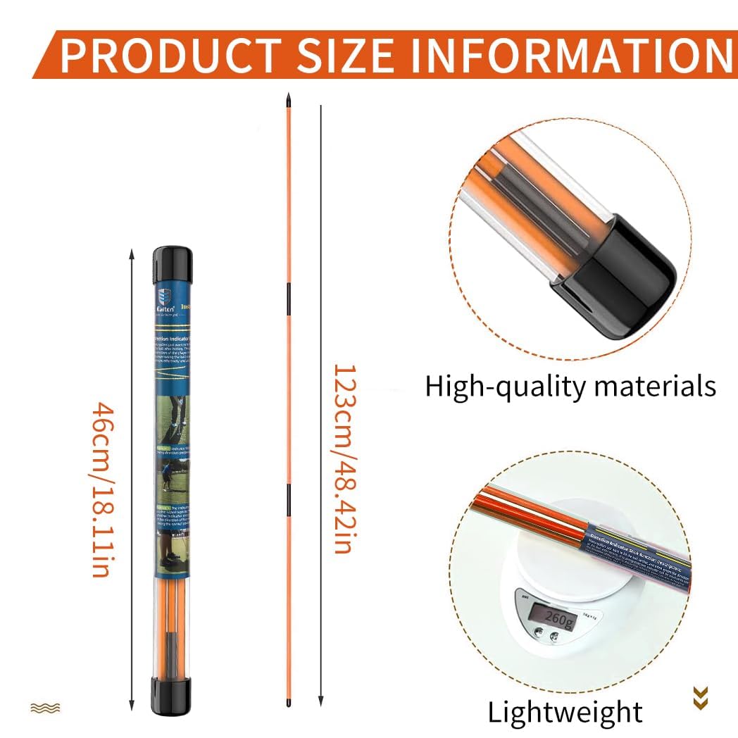 Golf Alignment Sticks (2 Sets) - Dude Golf