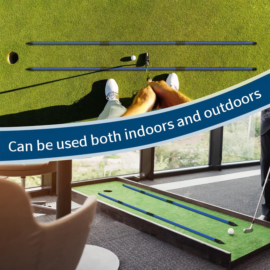 Golf Alignment Sticks (2 Sets) - Dude Golf
