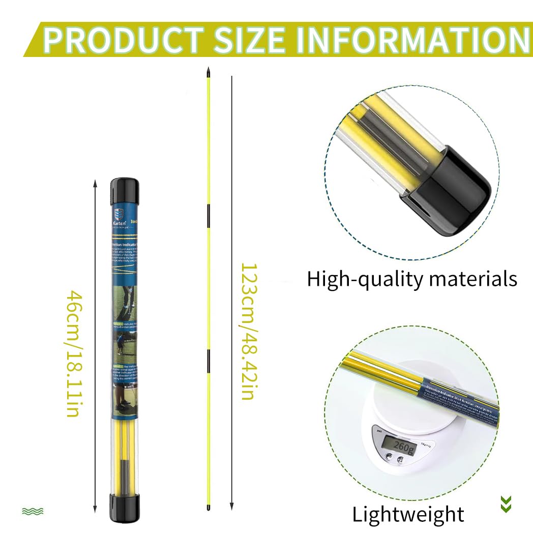 Golf Alignment Sticks (2 Sets) - Dude Golf