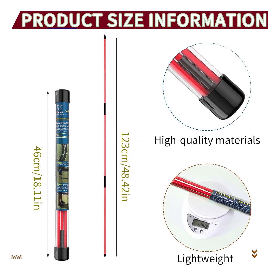 Golf Alignment Sticks (2 Sets) - Dude Golf