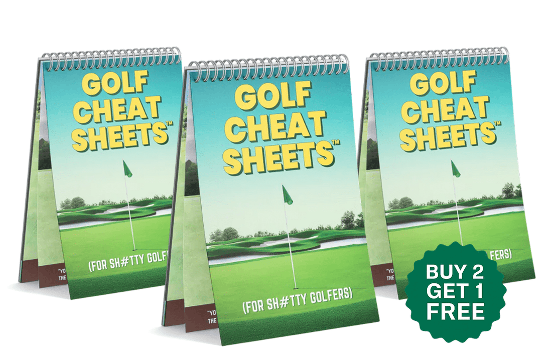 Golf Cheat Sheets [B2G1 FREE] - Dude Golf