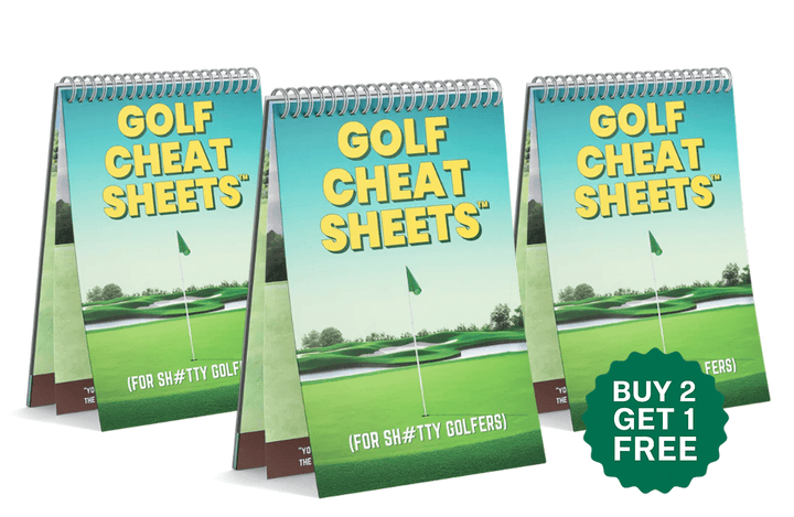 Golf Cheat Sheets [B2G1 FREE] - Dude Golf
