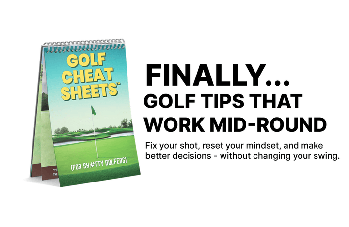 Golf Cheat Sheets [B3G2 FREE] - Dude Golf
