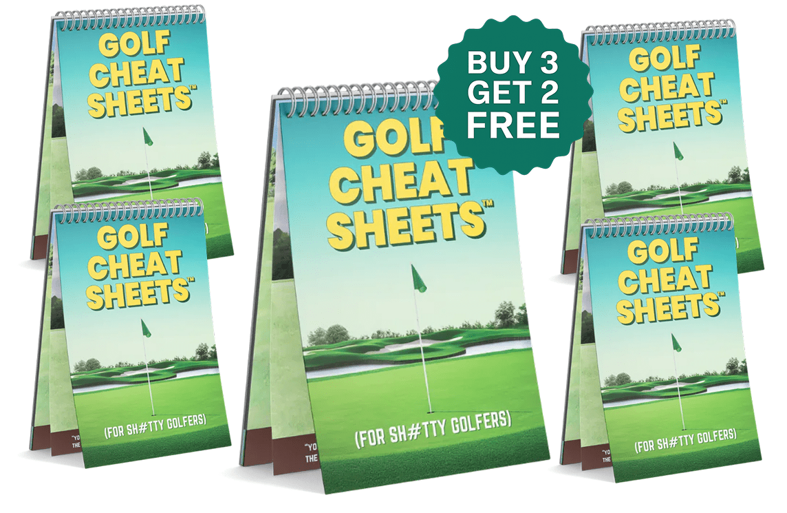 Golf Cheat Sheets [B3G2 FREE] - Dude Golf