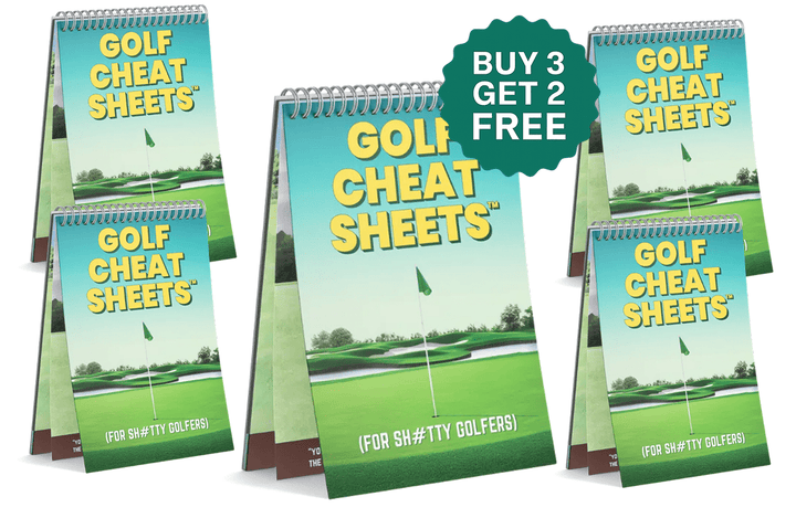 Golf Cheat Sheets [B3G2 FREE] - Dude Golf