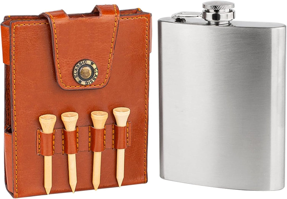 Golf Flask Gift Set - Dude Golf