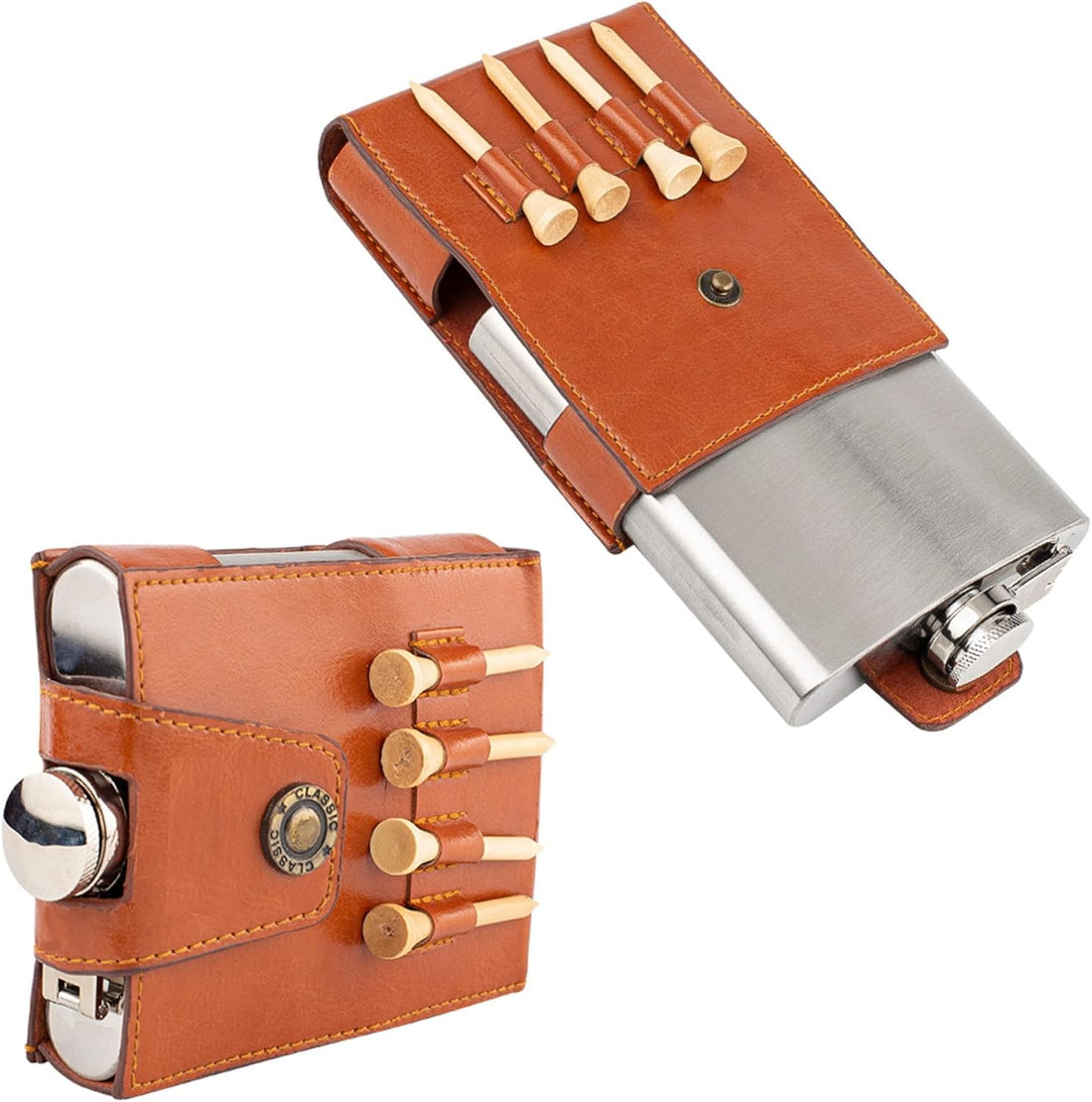 Golf Flask Gift Set - Dude Golf