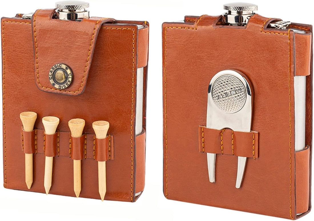 Golf Flask Gift Set - Dude Golf