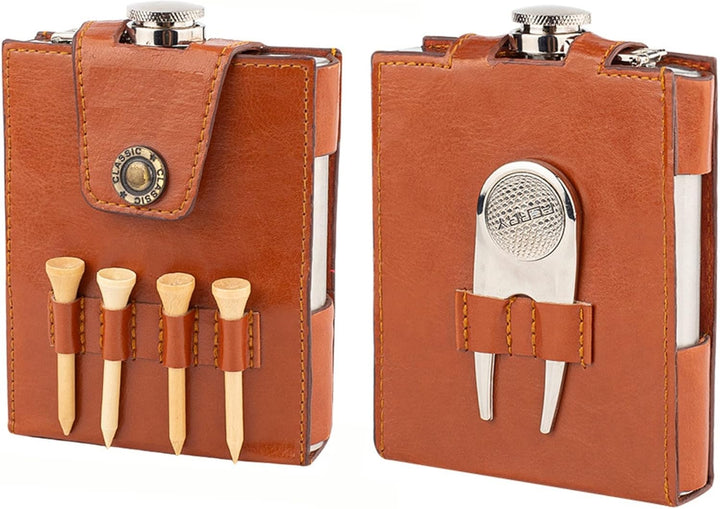 Golf Flask Gift Set - Dude Golf