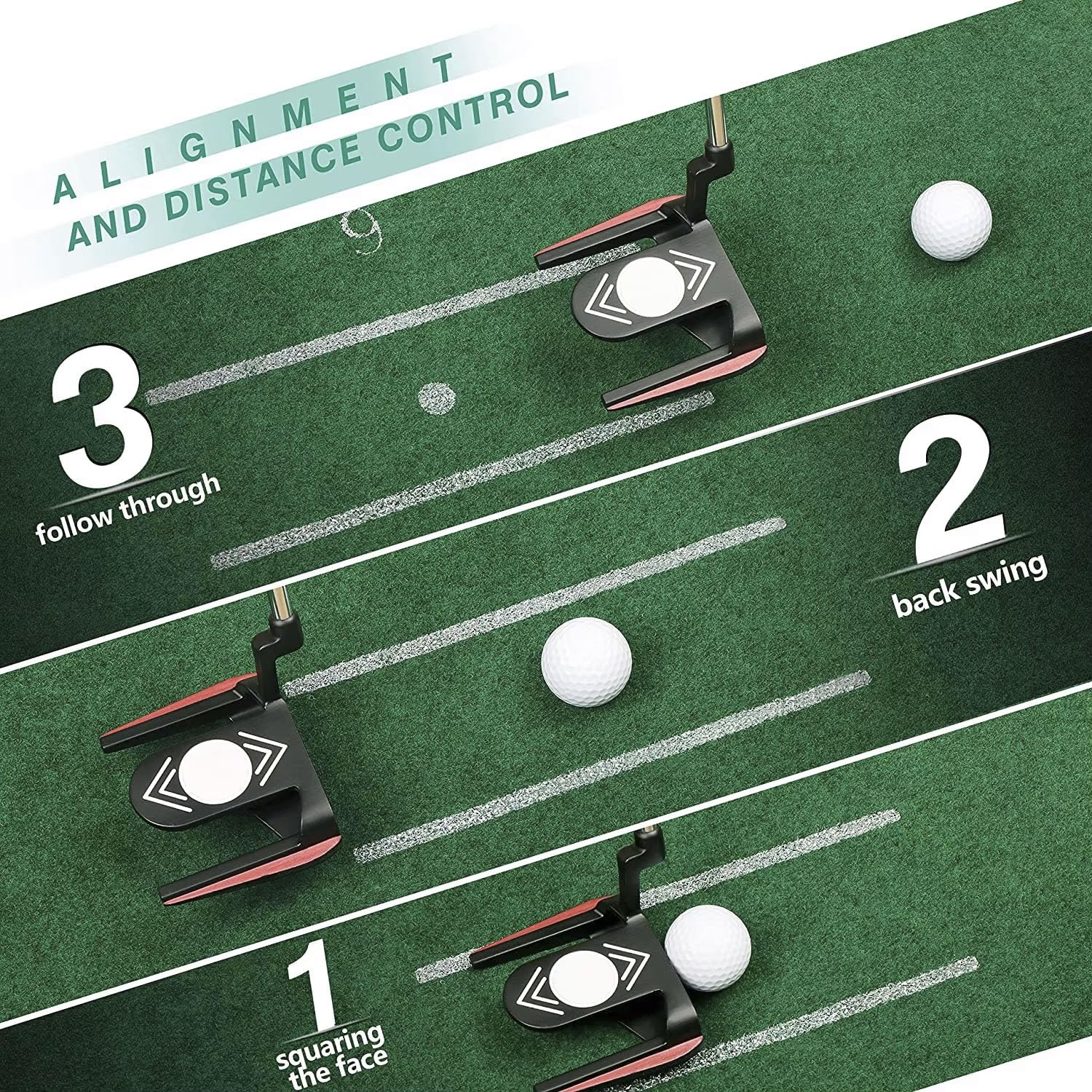 Golf Putting Mat for Various Skill Levels - Dude Golf