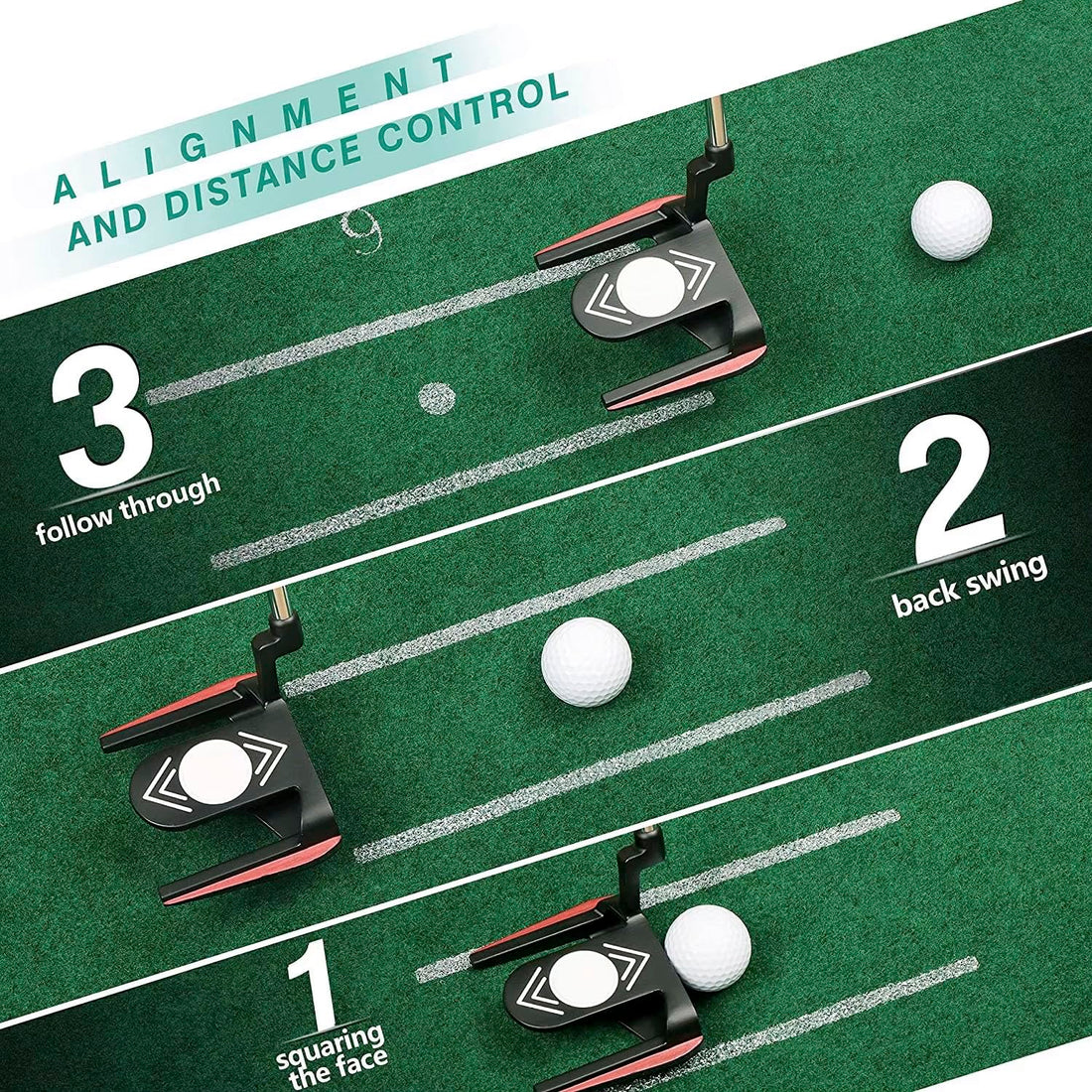 Golf Putting Mat for Various Skill Levels - Dude Golf