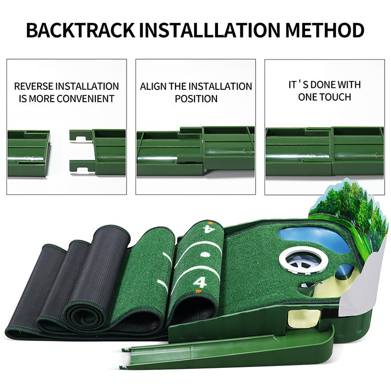 Golf Putting Mat for Various Skill Levels - Dude Golf