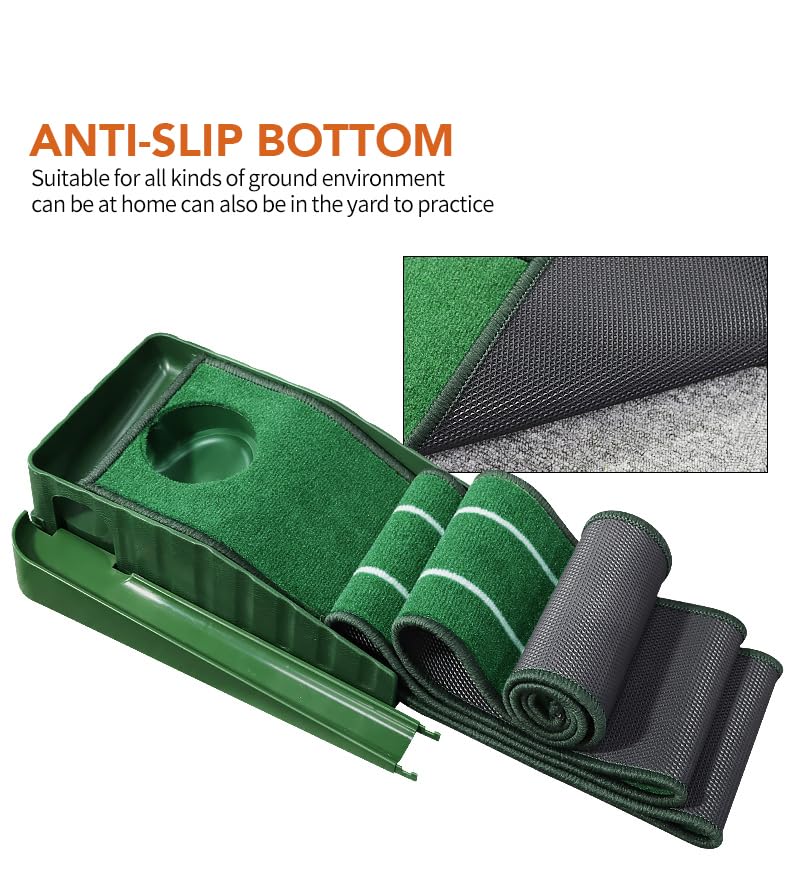 Golf Putting Mat for Various Skill Levels - Dude Golf