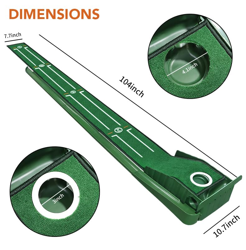 Golf Putting Mat for Various Skill Levels - Dude Golf