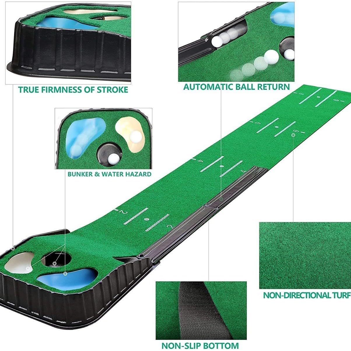 Golf Putting Mat for Various Skill Levels - Dude Golf