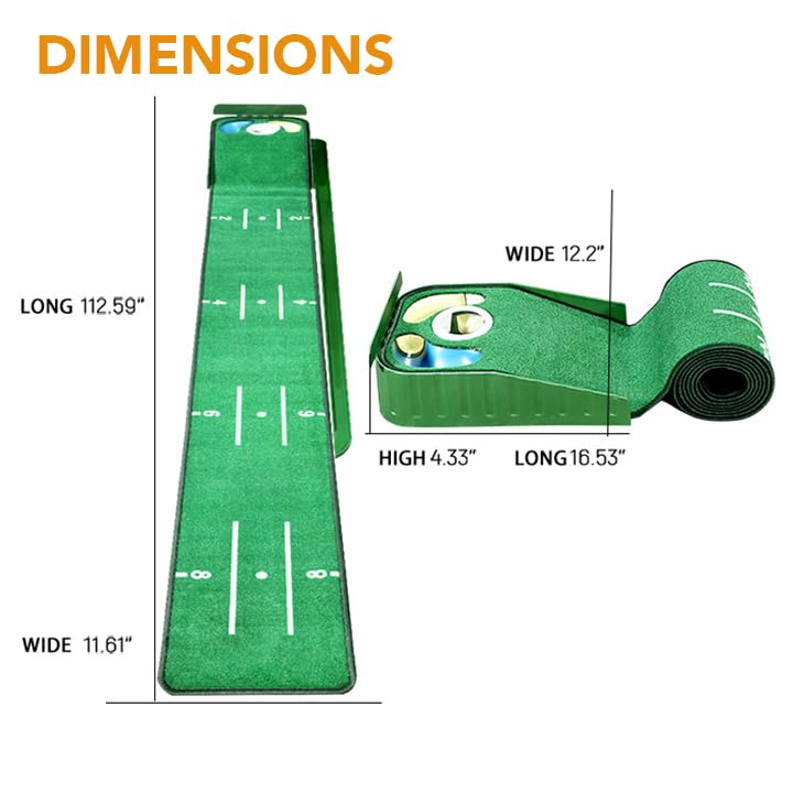 Golf Putting Mat for Various Skill Levels - Dude Golf