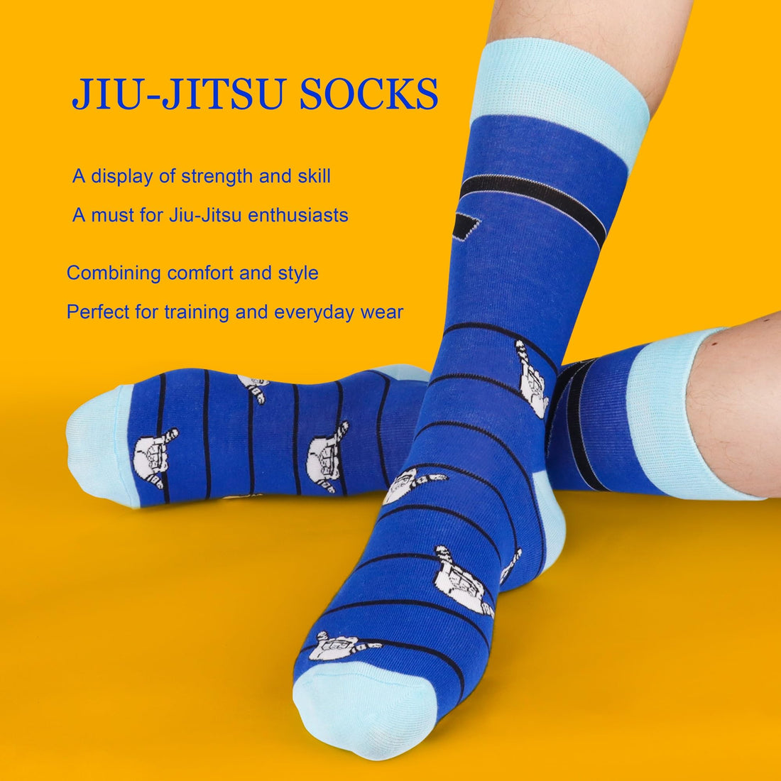 Mens Funny Fun Crazy Funky Dress Crew Socks - Dude Golf