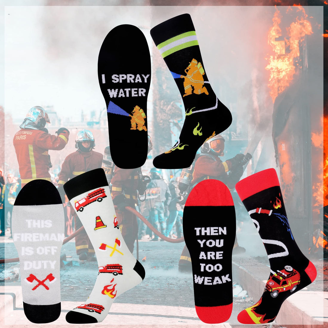 Mens Funny Fun Crazy Funky Dress Crew Socks - Dude Golf