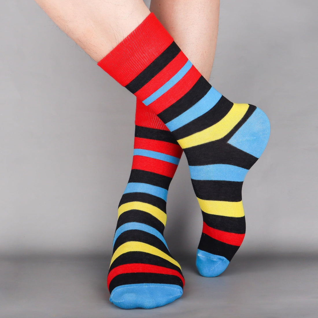 Mens Funny Fun Crazy Funky Dress Crew Socks - Dude Golf