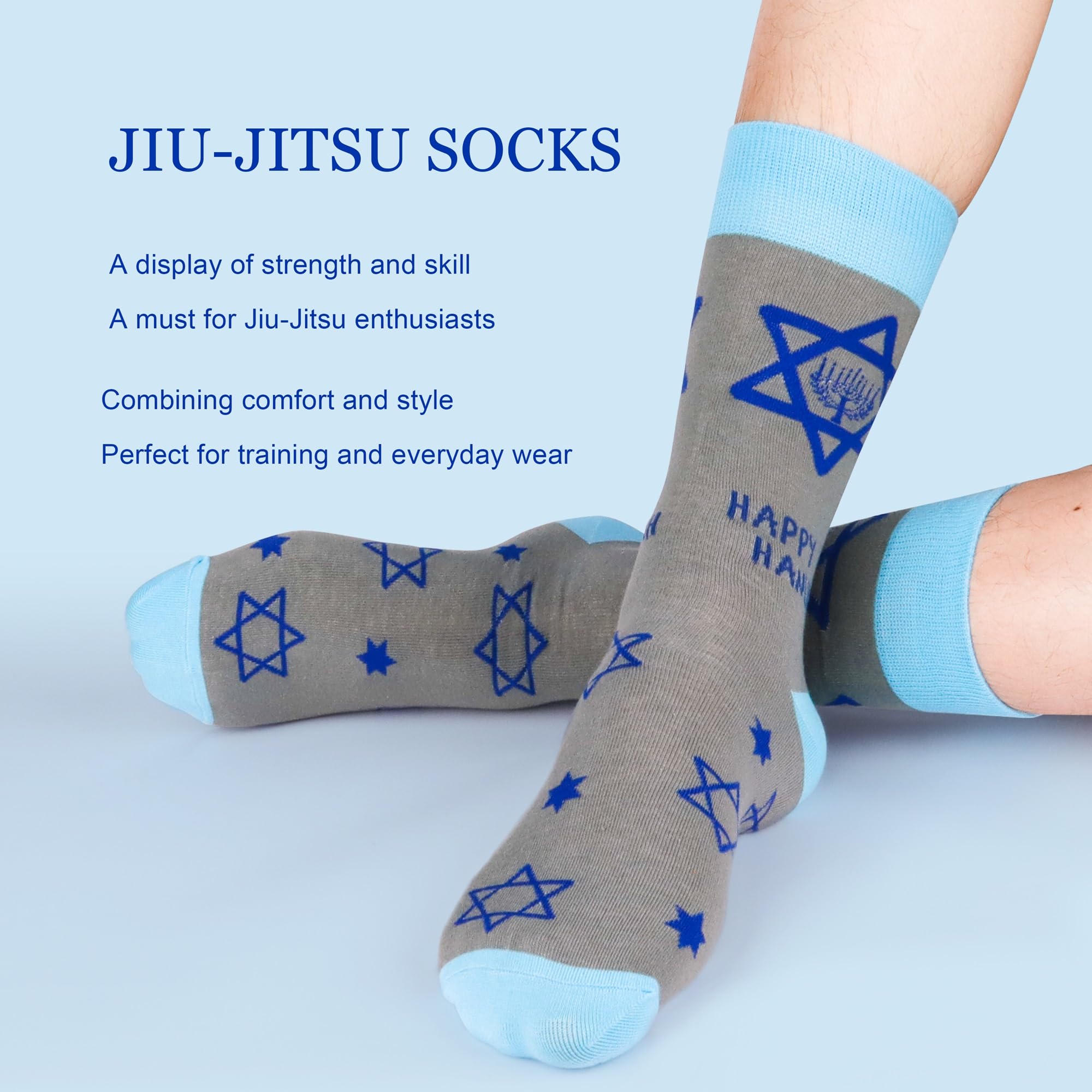 Mens Funny Fun Crazy Funky Dress Crew Socks - Dude Golf