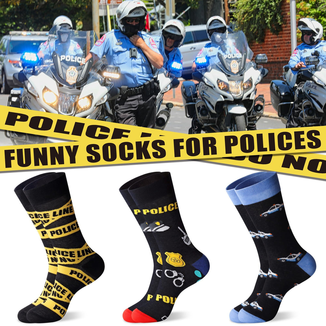 Mens Funny Fun Crazy Funky Dress Crew Socks - Dude Golf