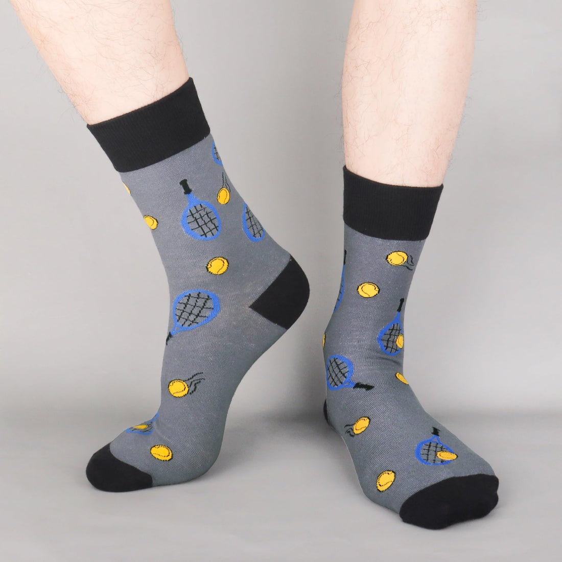 Mens Funny Fun Crazy Funky Dress Crew Socks - Dude Golf