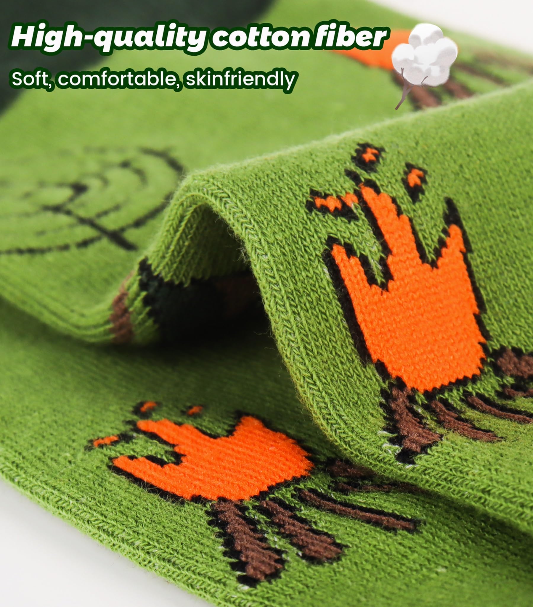 Mens Funny Fun Crazy Funky Dress Crew Socks - Dude Golf