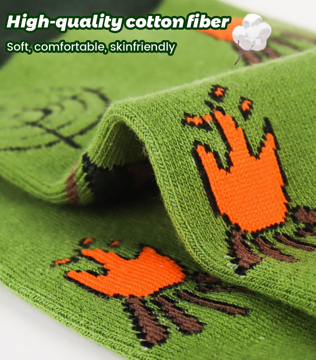 Mens Funny Fun Crazy Funky Dress Crew Socks - Dude Golf