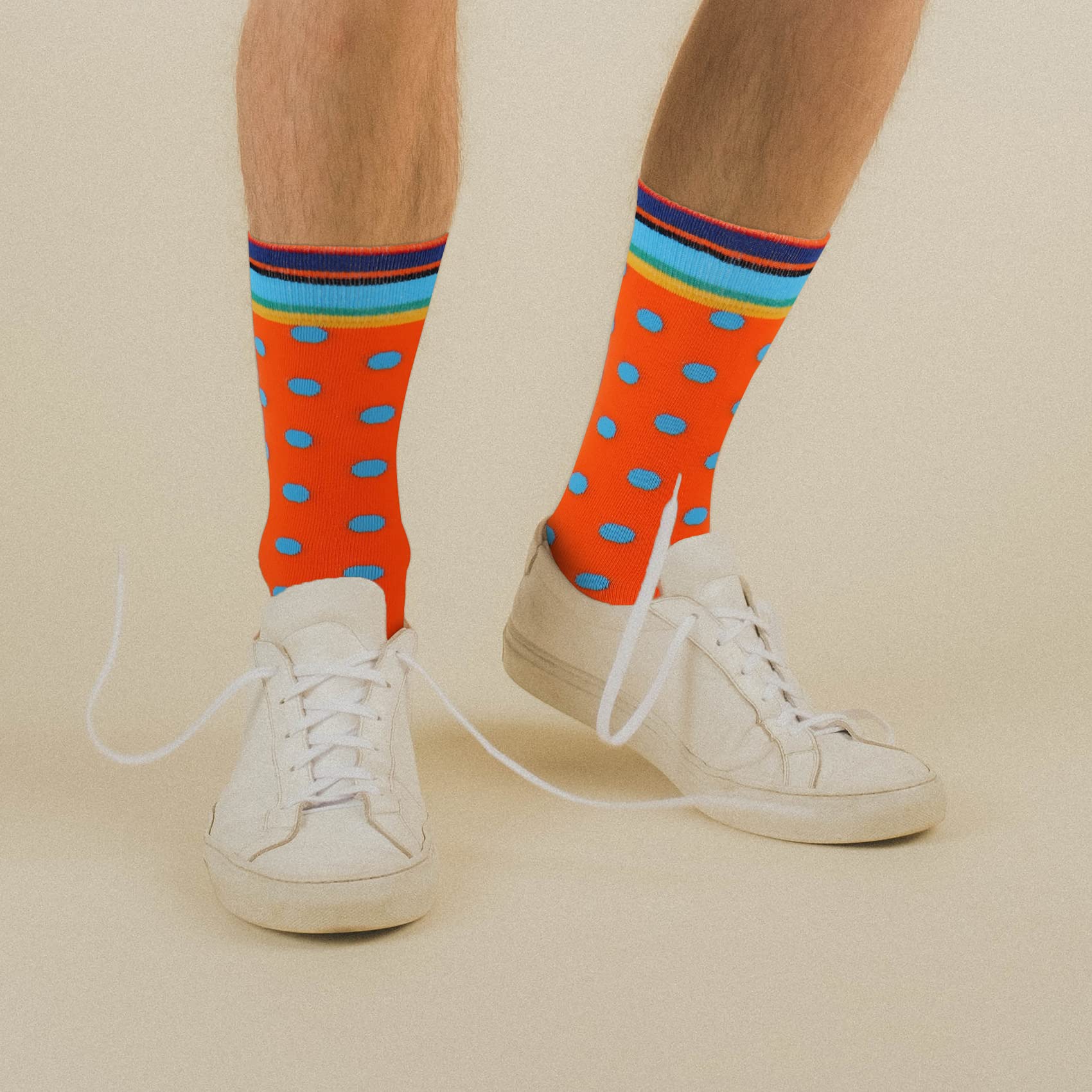 Mens Funny Fun Crazy Funky Dress Crew Socks - Dude Golf