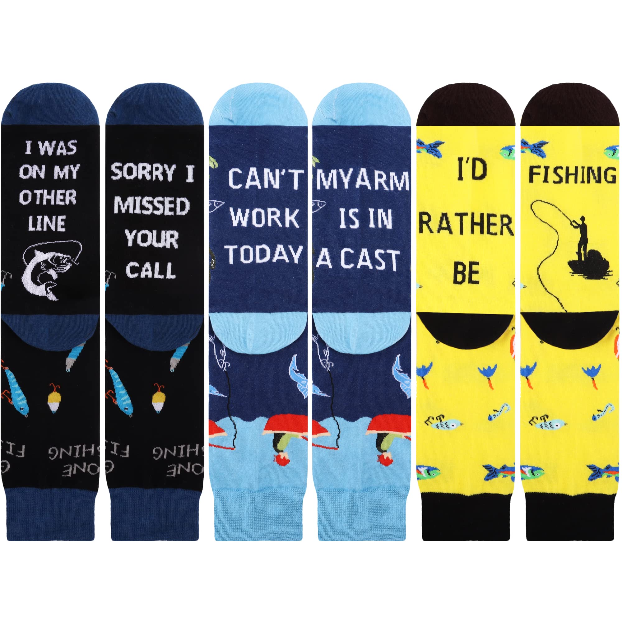 Mens Funny Fun Crazy Funky Dress Crew Socks - Dude Golf