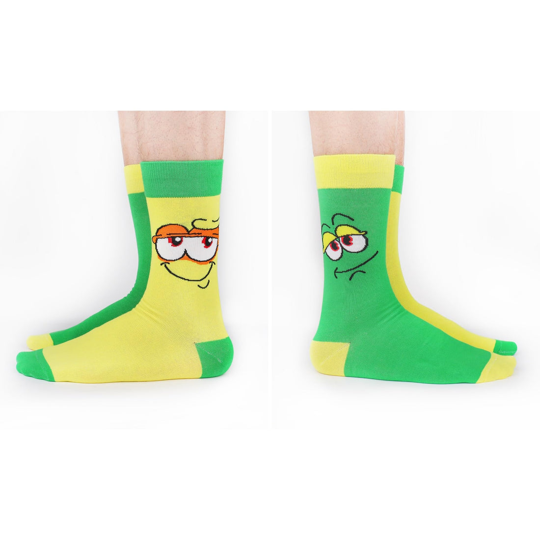 Mens Funny Fun Crazy Funky Dress Crew Socks - Dude Golf