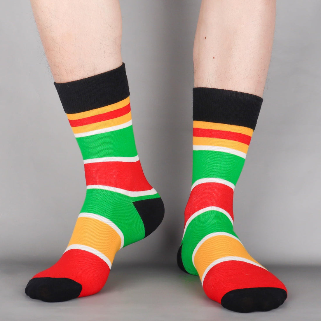 Mens Funny Fun Crazy Funky Dress Crew Socks - Dude Golf