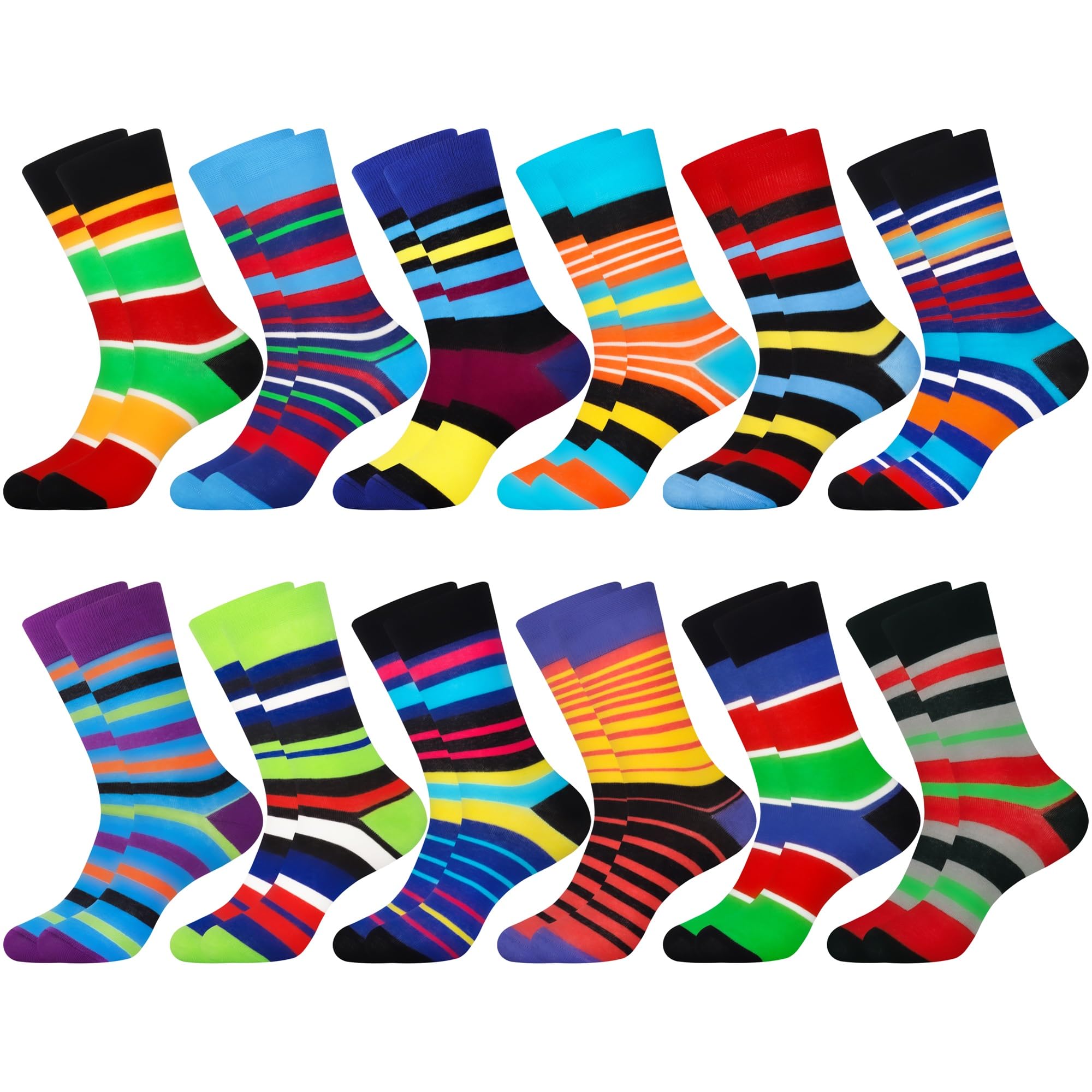 Mens Funny Fun Crazy Funky Dress Crew Socks - Dude Golf
